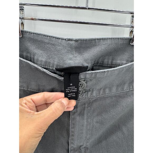 Vintage True Y2K Lane Bryant gray khakis chinos flare size 18 versatile casual - Picture 5 of 7